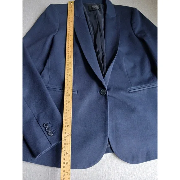 J Crew Blazer 10 Parke Navy Single Button Academia Capsule Preppy Norm Peake - Picture 5 of 16
